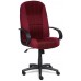 Кресло офисное из ткани TetChair CH 833 (Бордовая ткань + бордовая сетка)