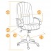 Кресло офисное из ткани TetChair CH 833 (Бордовая ткань + бордовая сетка)