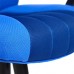 Кресло офисное TetChair СH 888 ткань/сетка (Синяя ткань + синяя сетка)