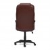 Кресло офисное TetChair «Bergamo»  (Искусств. коричн. кожа 2 TONE)