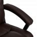 Кресло офисное TetChair «Bergamo» (хром) (Искусств. коричневая кожа)