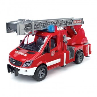 Mercedes Sprinter - пожарная машина с функцией разбрызгивания воды, свет и звук (Bruder, 02-532)