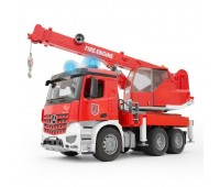 Пожарная машина автокран Bruder MB Arocs с модулем со световыми и звуковыми эффектами