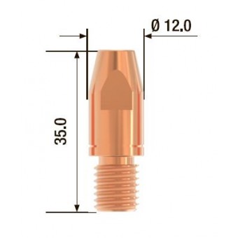 FUBAG Контактный наконечник M10х35 мм CuCrZr D=1.2 мм (25 шт.)