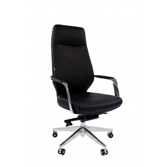 Кресло CHAIRMAN 920 кожа/кз, черный