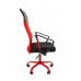 Кресло CHAIRMAN 610 15-21 черный + TW красный /CMet