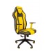Кресло CHAIRMAN game 23 экопремиум серый/желтый
