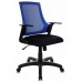 Кресло Бюрократ CH-500/BL/TW-11 спинка сетка синий сиденье черный TW-11