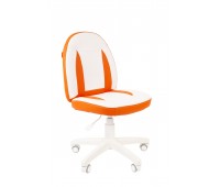Кресло CHAIRMAN Kids 122 экопремиум белый/оранжевый