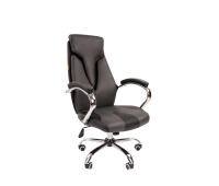 Кресло CHAIRMAN 901 экопремиум черный/серый