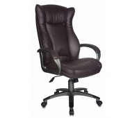 Кресло руководителя Бюрократ CH-879DG/Coffee темно-коричневый искусственная кожа (пластик темно-серый)