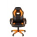 Кресло CHAIRMAN game 16 экопремиум черный/оранжевый