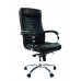 Кресло CHAIRMAN 480 кожа/кз, черный