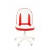 Кресло CHAIRMAN Kids 122 экопремиум белый/красный