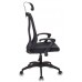 Кресло руководителя Бюрократ MC-411-H, 26-28 черный TW-01 сиденье черный 26-25 сетка, ткань
