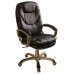 Кресло руководителя Бюрократ CH-868YAXSN/Coffee темно-коричневый искусственная кожа (пластик золото) ВИТРИННЫЙ ОБРАЗЕЦ