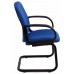 Кресло Бюрократ CH-808-LOW-V/BLUE низкая спинка синий 15-10