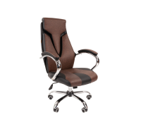 Кресло CHAIRMAN 901 экопремиум черный/коричневый