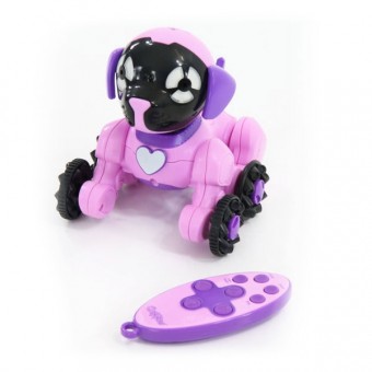 Интерактивная игрушка робот WowWee Chippies розовая (3817)
