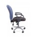 Кресло CHAIRMAN 9801 Эрго сид.10-128 серый/сп.10-141 голубой
