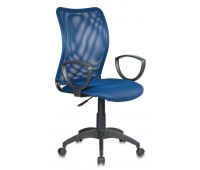 Кресло Бюрократ CH-599/DB/TW-10N спинка сетка темно-синий сиденье темно-синий TW-10N