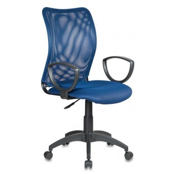 Кресло Бюрократ CH-599/DB/TW-10N спинка сетка темно-синий сиденье темно-синий TW-10N