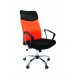 Кресло CHAIRMAN 610 15-21 черный + TW оранжевый