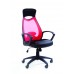 Кресло CHAIRMAN 840 черный пластик TW-69 красный