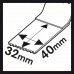 Bosch Погружное пильное полотно HCS Precision AIZ 32 EPC, Wood 40 x 32 мм (2608661862)