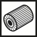 Bosch Ламельный шлифовальный валик из нетканого материала 19 мм, груб., 100 мм, 100 мм (2608000602)
