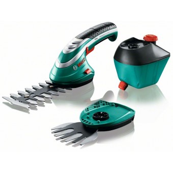 Аккумуляторные ножницы для травы и кустов, комплект Bosch Isio