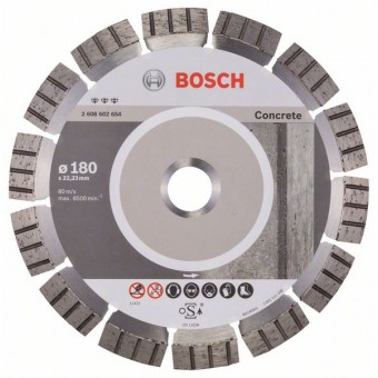 Bosch Алмазный отрезной круг Best for Concrete 180 x 22,23 x 2,4 x 12 мм (2608602654)