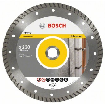 Bosch Алмазный отрезной круг Standard for Universal Turbo 125 x 22,23 x 2 x 10 мм (2608602394)