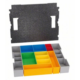 Bosch Контейнеры для хранения мелких деталей Комплект L-BOXX 102 inset box, 12 шт. (1600A001RZ)