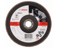 Bosch Лепестковый шлифкруг X571, Best for Metal 180 мм, 22,23 мм, 80 (2608606739)