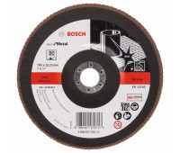 Bosch Лепестковый шлифкруг X571, Best for Metal 180 мм, 22,23 мм, 80 (2608607332)