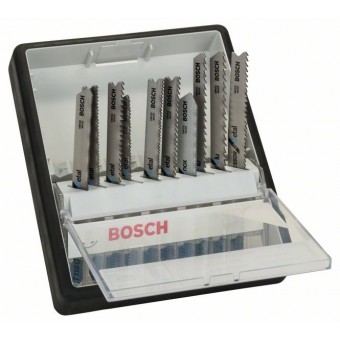 Bosch Набор из 10 пильных полотен Robust Line Metal Expert, с T-образным хвостовиком T 118 G, T 118 A, T 118 B, T 118 EOF, T 118 AF, T 118 BF, T 118 GFS, T 227 D, T 127 D, T 123 X (2607010541)