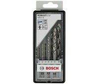 Bosch Набор из 7 свёрл по металлу Robust Line HSS-G, 135, с шестигранным хвостовиком 2, 3, 3, 4, 5, 6, 8 мм (2607019922)