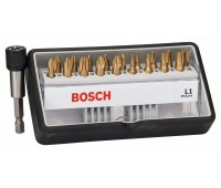 Bosch Набор Robust Line из 18+1 насадок-бит L Max Grip 25 мм, 18+1 шт. (2607002581)