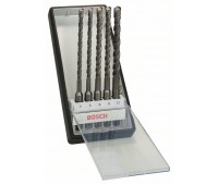 Bosch Набор Robust Line из 5 ударных сверл SDS-plus-5 6,6,8,8,10 x 165мм (2607019928)