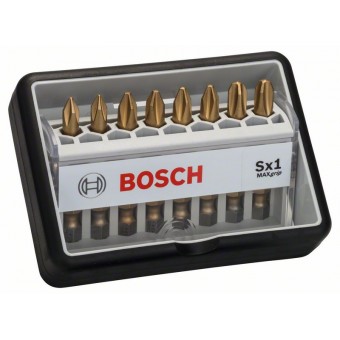Bosch Набор Robust Line из 8 насадок-бит Sx Max Grip 49 мм, 8 шт. (2607002570)