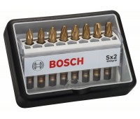 Bosch Набор Robust Line из 8 насадок-бит Sx Max Grip 49 мм, 8 шт. (2607002571)