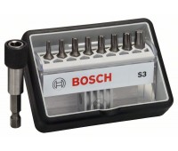 Bosch Набор Robust Line из 8+1 насадок-бит S Extra Hart 25 мм, 8+1 шт. (2607002562)