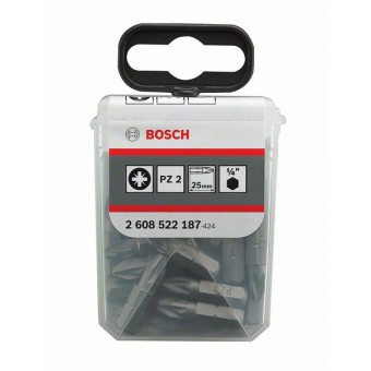 Bosch Насадка-бита Extra-Hart PZ 2, 25 мм (2608522187)