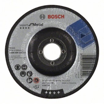 Bosch Обдирочный круг, выпуклый, Expert for Metal A 30 T BF, 125 мм, 6,0 мм (2608600223)