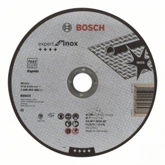 Bosch Отрезной круг, прямой, Expert for Inox - Rapido AS 46 T INOX BF, 180 мм, 1,6 мм (2608603406)