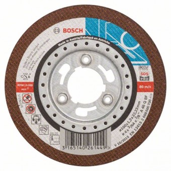 Bosch Отрезной круг, прямой, по металлу - SDS-pro A 46 Q BF, 100 мм, 1,2 мм (2608600700)