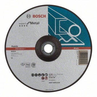 Bosch Отрезной круг, выпуклый, Expert for Metal, Rapido AS 46 T BF, 230 мм, 1,9 мм (2608603404)