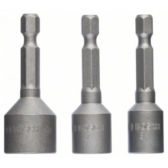 Bosch Пакет торцовых ключей 3 предм. 50 мм, 8, 10, 13 мм (2608551078)