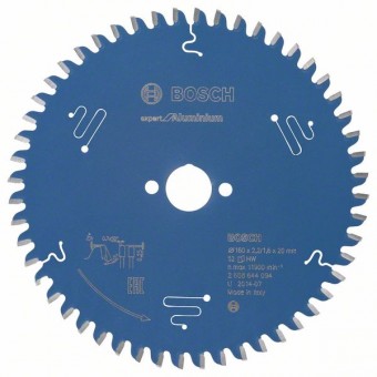 Bosch Пильный диск Expert for Aluminium 160 x 20 x 2,2 мм, 52 (2608644094)